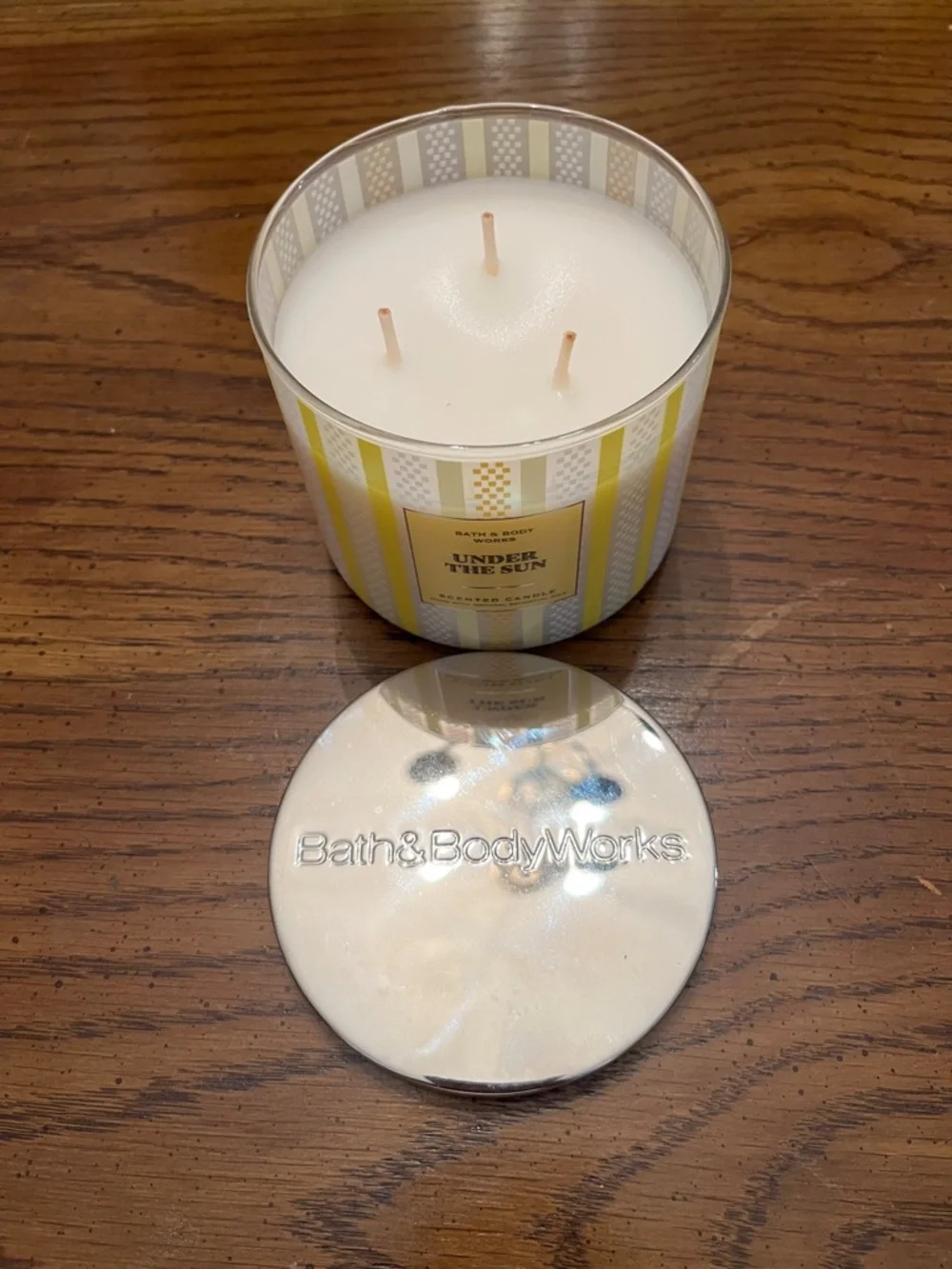 Bath &‎ Body Works Under The Sun Three Wick Candle, NWT